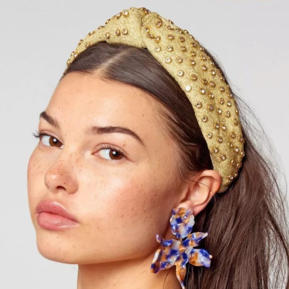 Lele Sadoughi Accessories - Lele Sadoughi Gold Crystal Headband
